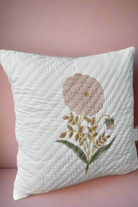 Pink Phool Hand Quilted Exclusive Cushion