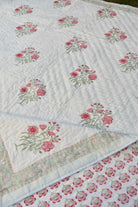 Suhaani Handblock Jaipuri  Quilt : Natural cotton