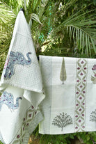 Elephant Pattern Bath & Hand Towel Set