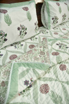 Butterfly & Floral Bedding Set with Quilt