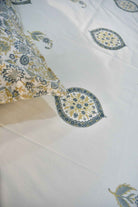 Classic Mughal Motif Cotton Handblock Bedsheet