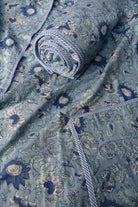 Blue on Blue Mul Mul Reversible Cotton Dohar