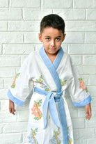 Kids HandBlock Premium Waffle Cotton Bathrobe Koala Bear Pattern