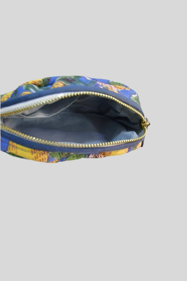 Blue and Yellow Premium Mini Utility Pouch