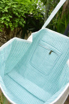 Red Buta Handblock Tote Bag : Space full elegance