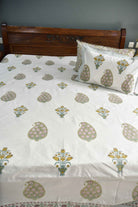 Royal Paisley Bedsheet | Hand-Blocked Design