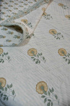 Flower of Hope mul mul Handblock Quilt