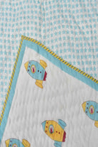 Space travel Reversible Baby Handblock Quilt