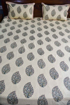 Paisley Buta Bedsheet: Jaipur Hand Block, Soft Cotton, Shop Online