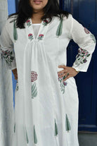 Cypress Love Kurta Dress : Handblock Cotton Kurta