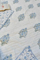 Aasmaani Buta Jaal Handblock Jaipuri Quilt