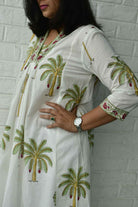 Classic Mughal Kurta Dress: Cotton Kurta