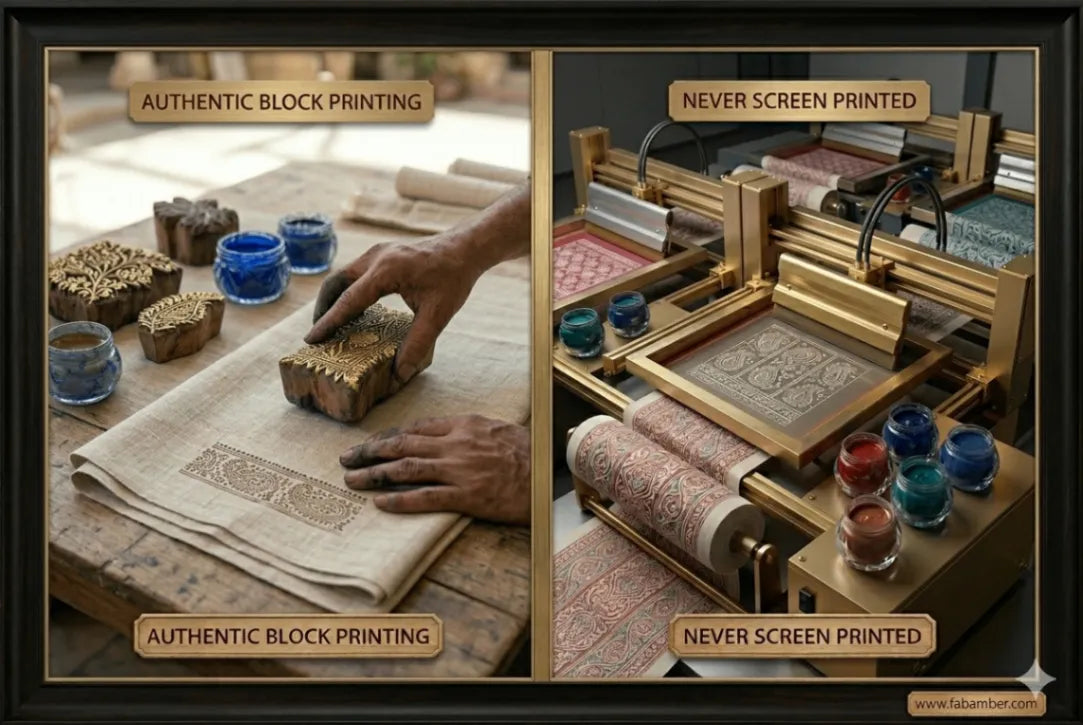 Authentic Jaipuri Block Printing 
