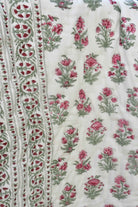 Jaipuri Buta Reversible Handblock Cotton Quilt