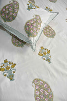 Royal Paisley Bedsheet | Hand-Blocked Design