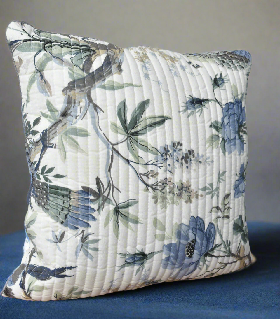 Neela Baag Cushion Cover