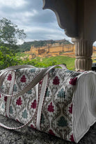 Pink floral  duffle bag ( Tote bag) : Spacious and Stylish