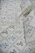Classic Mughal Jaal Handblock Bedding set