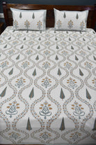 Yellow Mughal Jaal Bedsheet : Sunshine & Mughal Majesty