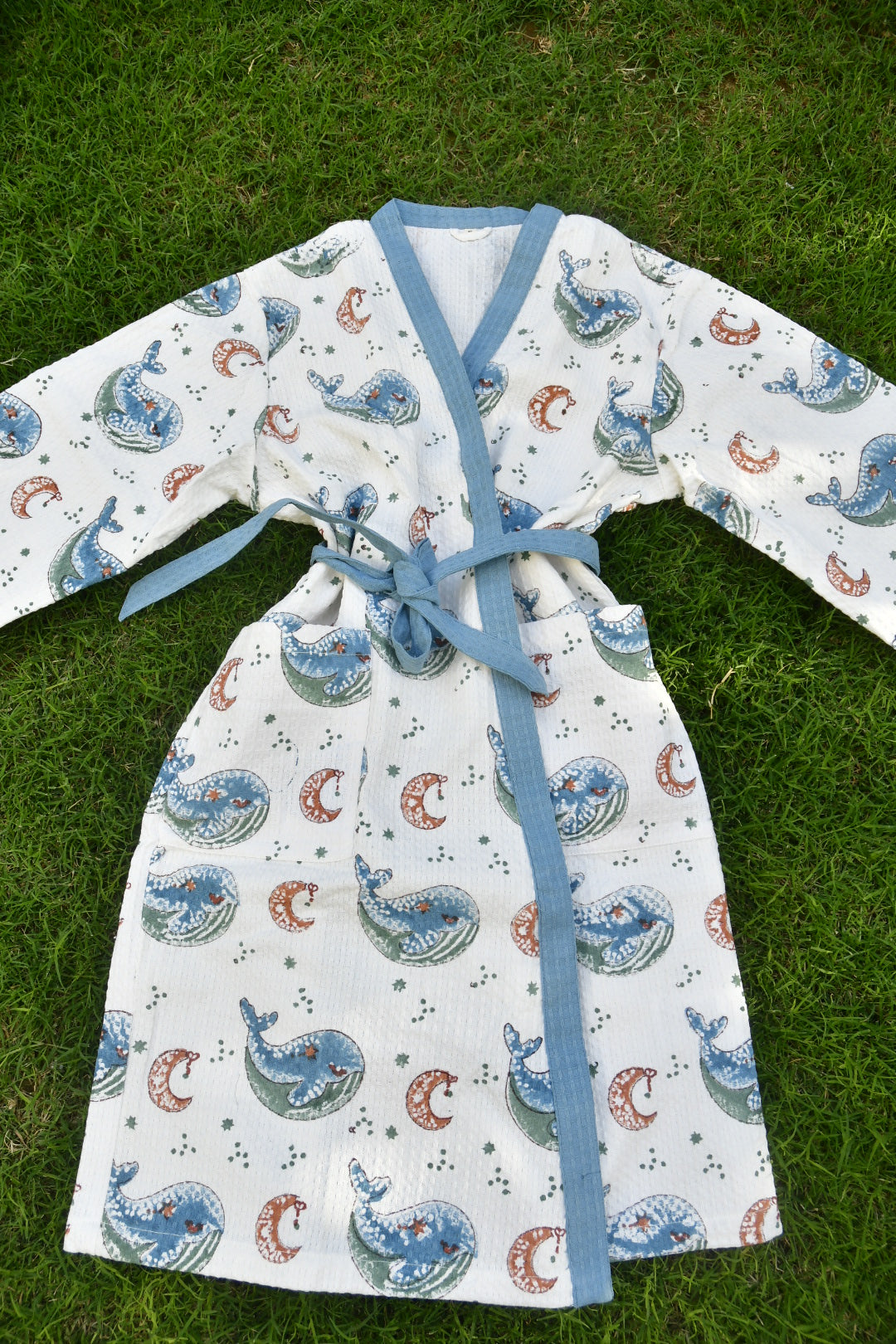 Whale bathrobe 