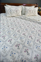 Classic Mughal Jaal Handblock Bedding set