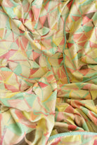 Pastel multi colour Mul Mul Handblock Dohar