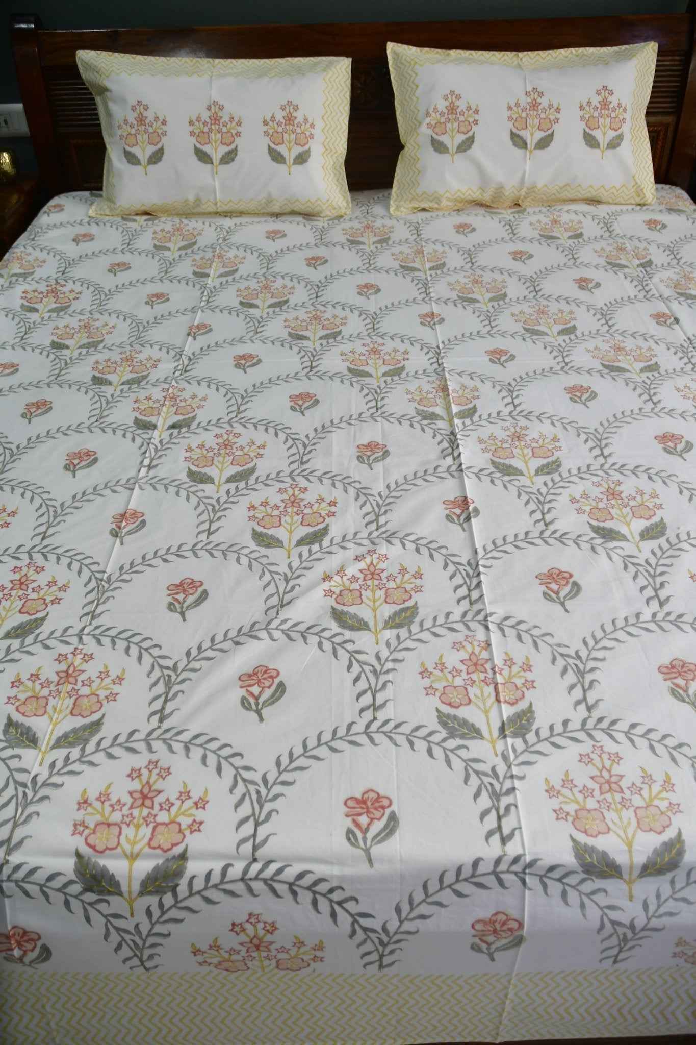 Basant Jaal Bedsheet - Luxurious Comfort