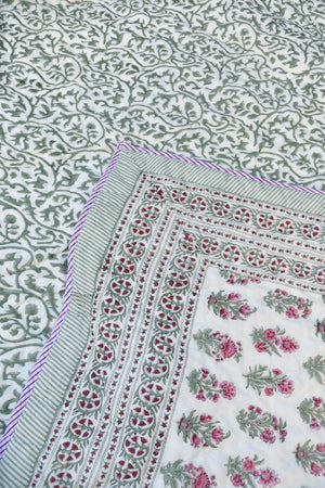 Jaipuri Buta Reversible Quilt