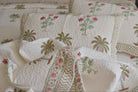 Palms Forever Bedcover:  Jaipur Print, Summer Comfort