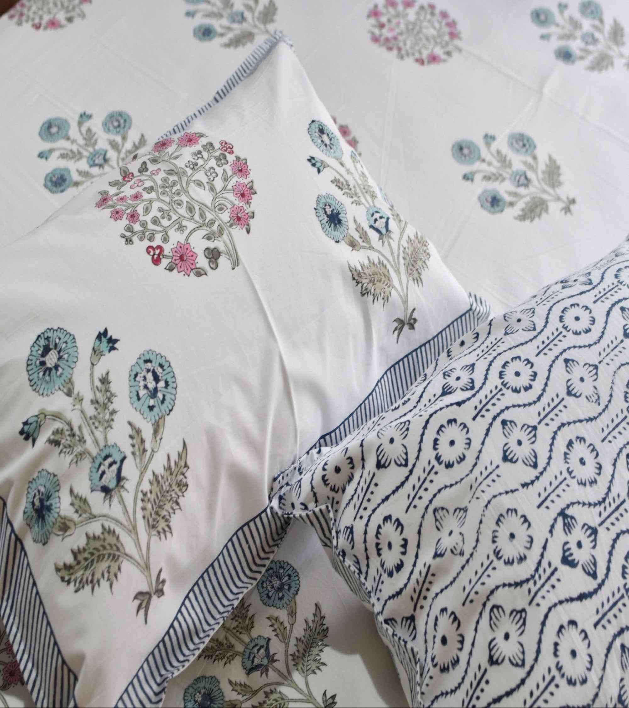 Utsav Handblock Bedsheet : High-Quality Comfort