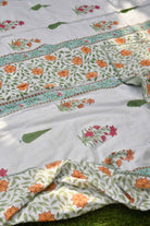 Floral Kesari Baag Premium Dohar Jaipur Luxury