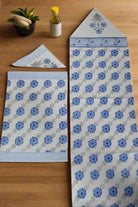 Blue Flower Table Mat Napkin Runner