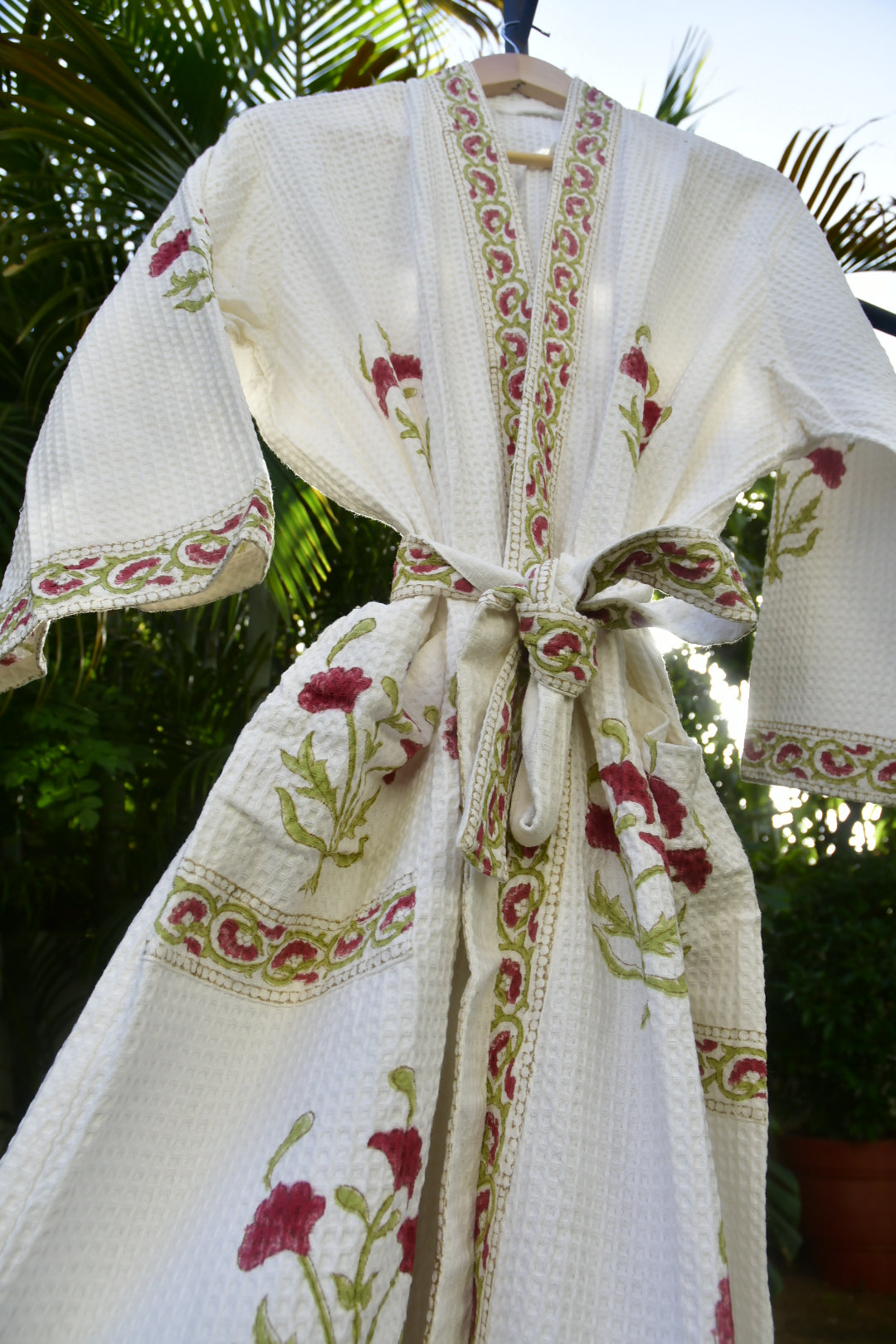 Bahaara Handblock pretty bathrobe
