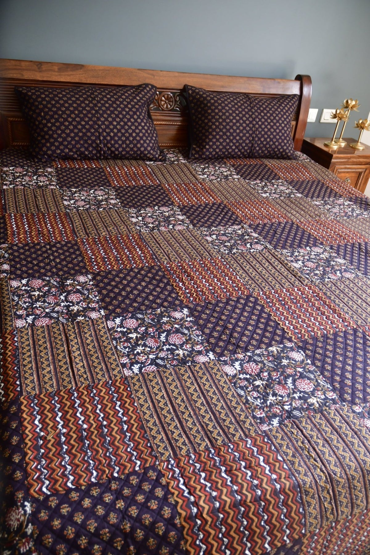 Quilted bedcover