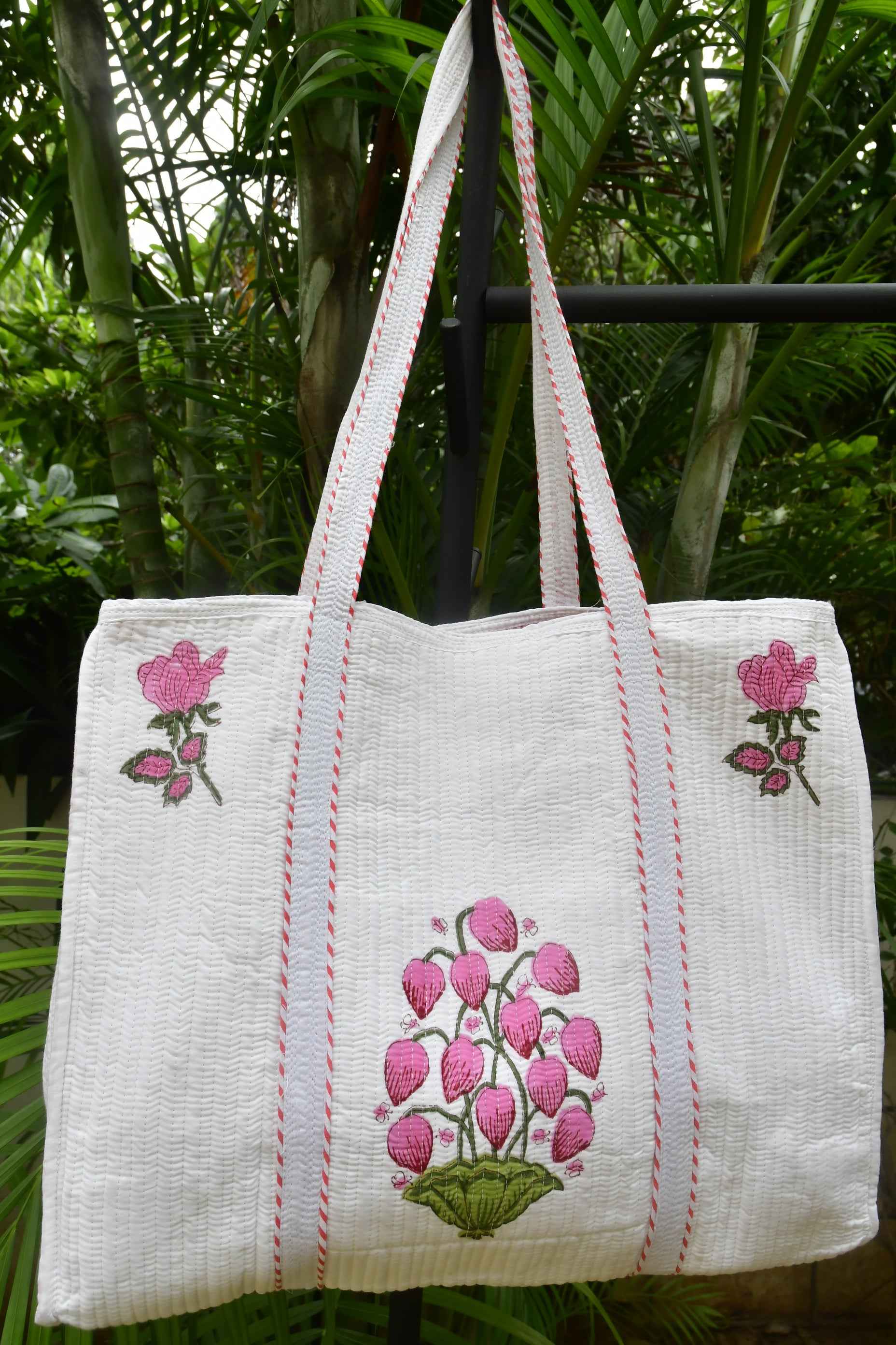 Pink Love Tote Bag : Spacious and Stylish