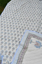 Blue Palm Mul Mul Quilt : Premium Comfort