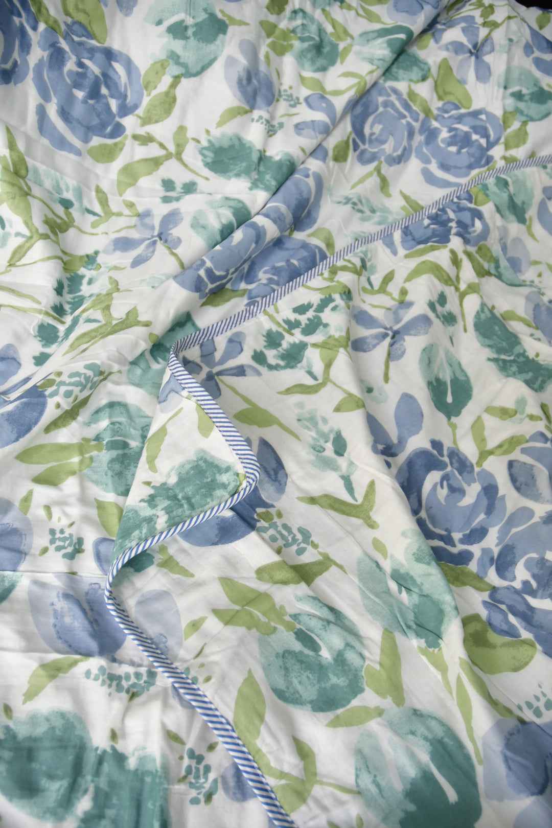 Pastel Floral Dohar:  Soft Mul Mul Cotton, Summer Comfort