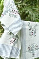 Anaar Pattern Bath & Hand Towel Set