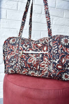 Dabu Print Duffle Bag : Spacious and Stylish