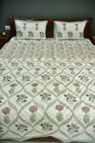 Butterfly & Floral Bedding Set with Quilt