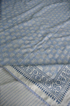 Premium Soft Blue Water Lily Dohar : Premium Comfort