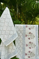 Pink Lily & Grey Bath & Hand Towel