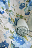 Blue Floral Print Reversible Cotton Dohar