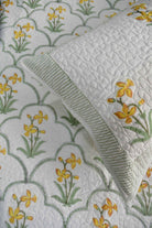 Yellow Jaal Handblock Bedcover : Timeless Design