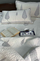 Serene Cypress Quilted bedcover : Tranquil Retreat