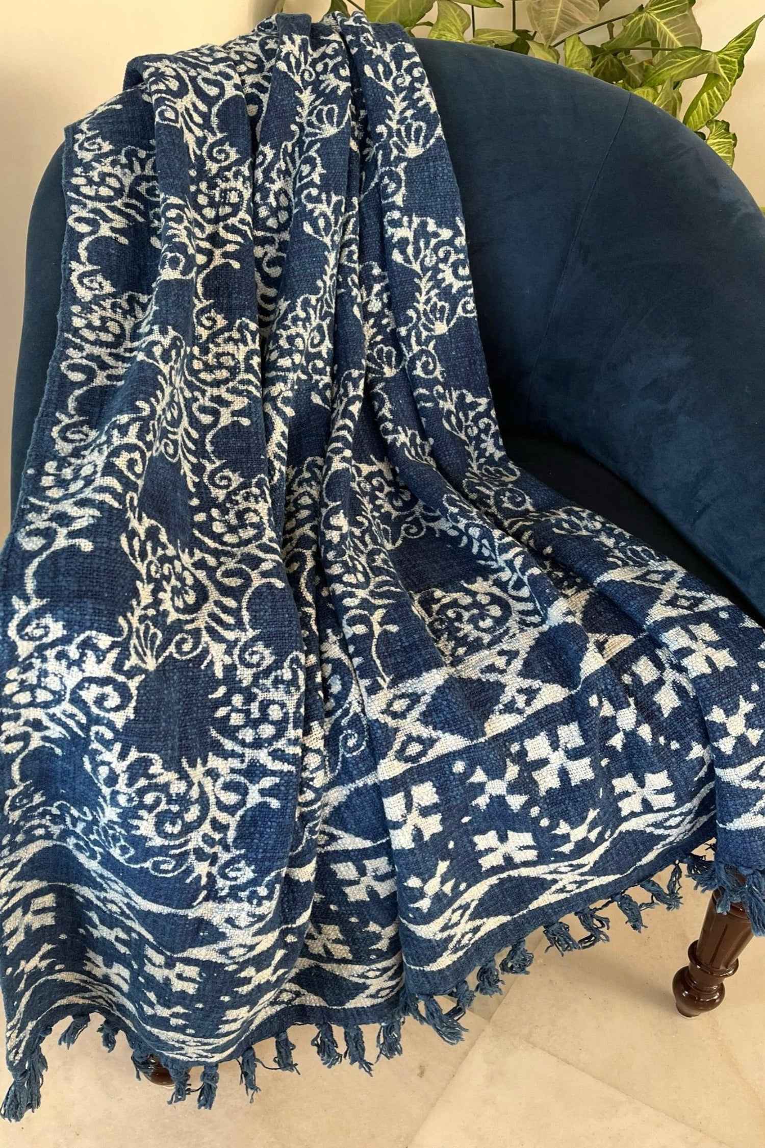 Handloom Hand Block Throws: Natural Comfort
