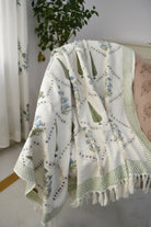Cypress leaf and jaal throw 