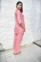 Pink Paisley Co-Ord Set, Premium Comfort : Jaipuri
