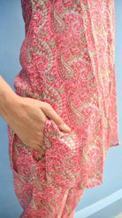 Pink Paisley Co-Ord Set, Premium Comfort : Jaipuri