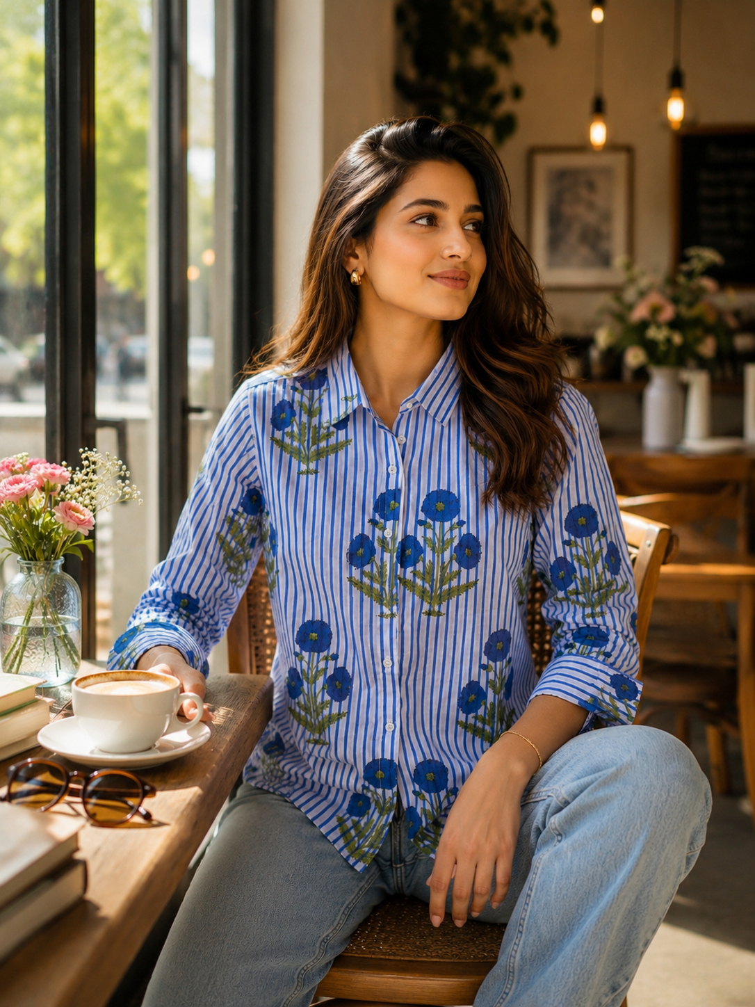hand-block-shirt-women